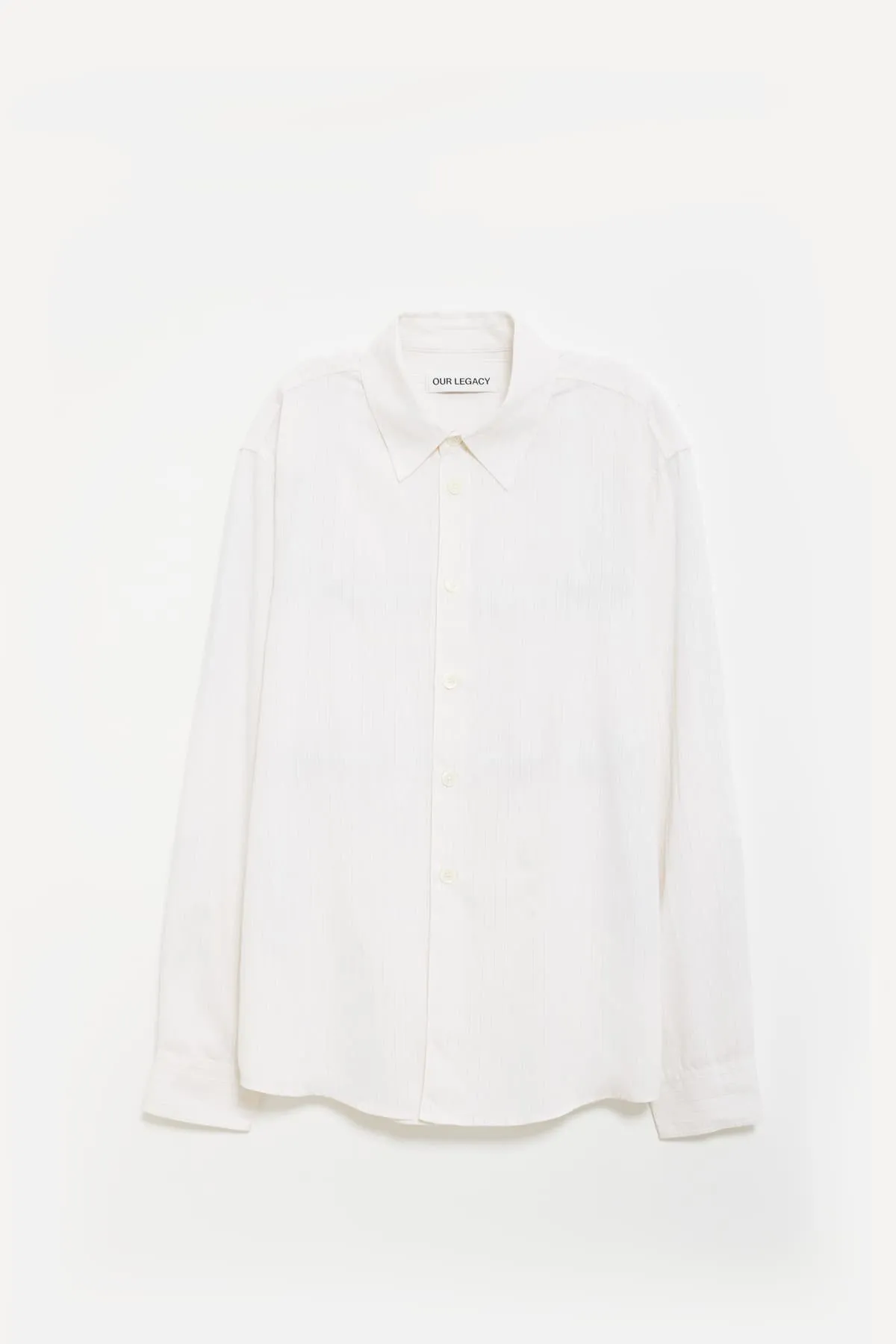OUR LEGACY CREAM STRIPE BEYOND SHIRT