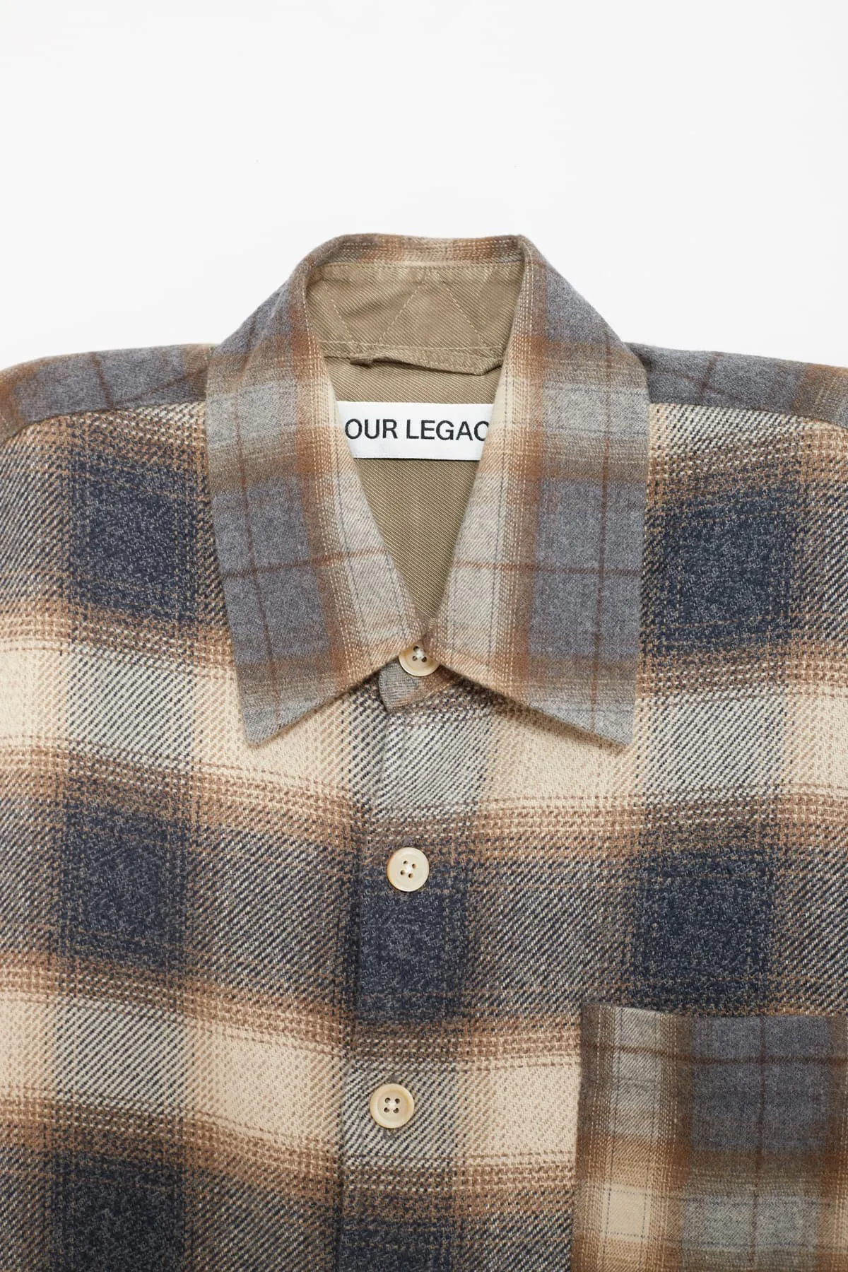 OUR LEGACY DOYLE CHECK ABOVE SHIRT