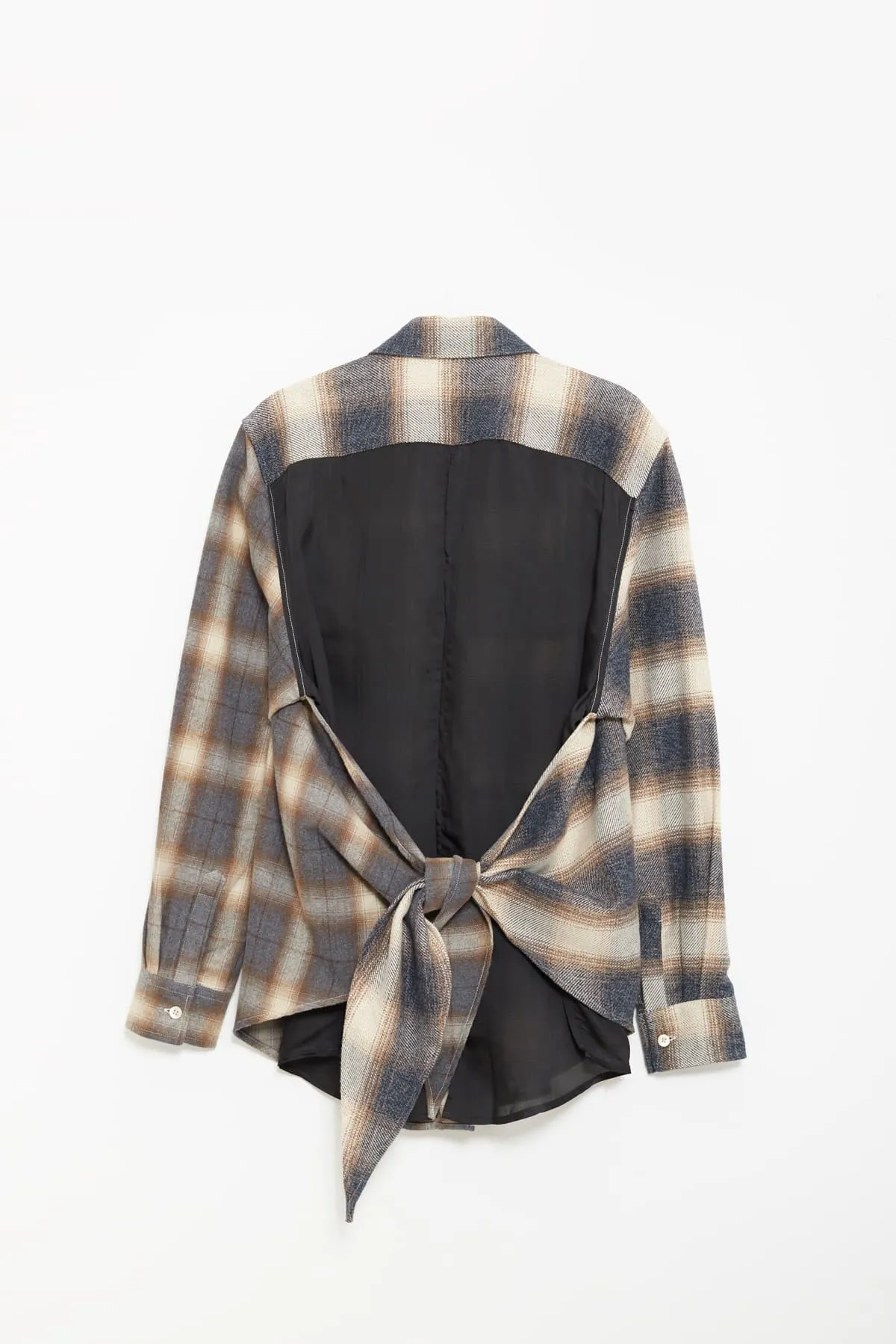 OUR LEGACY DOYLE CHECK APRON SHIRT
