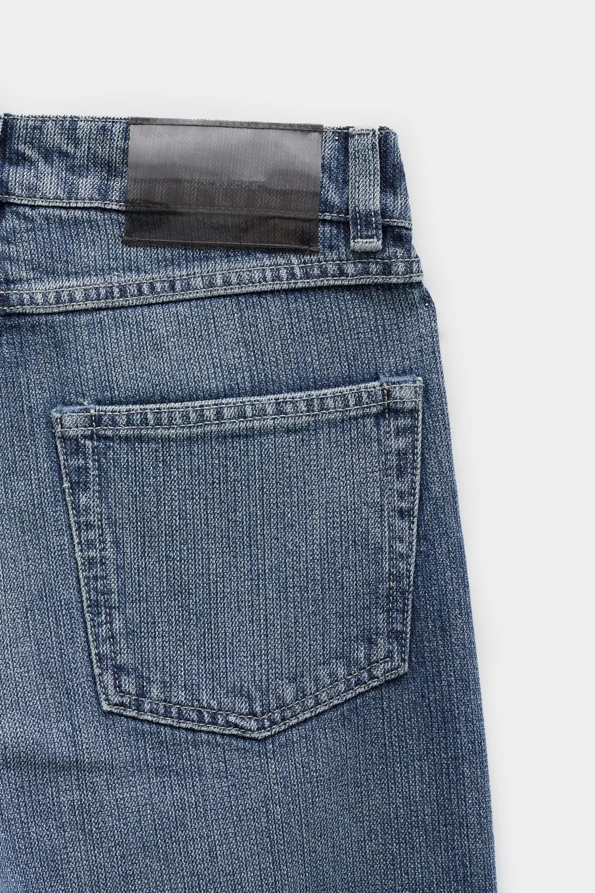 OUR LEGACY DREAM BLUE CHAIN LINEAR CUT TROUSER