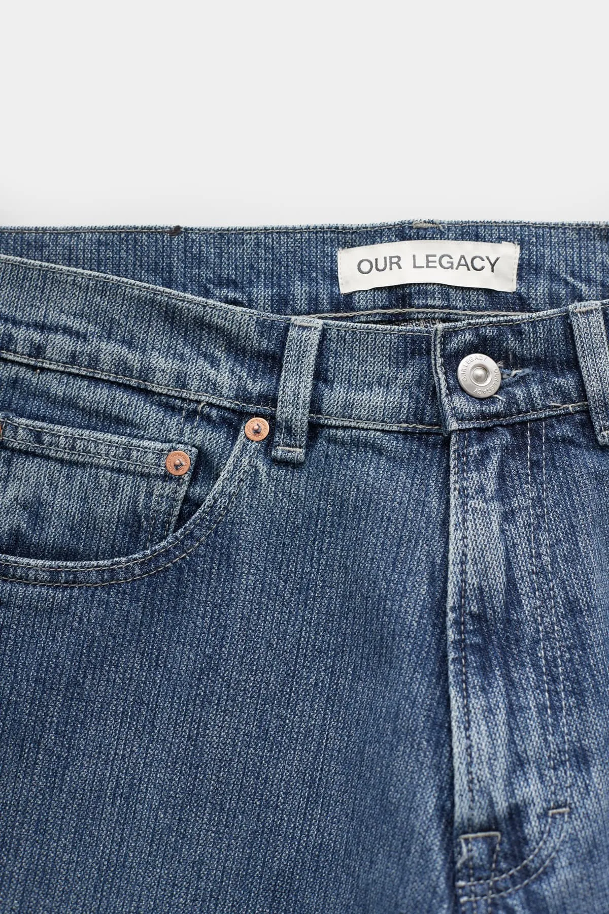 OUR LEGACY DREAM BLUE CHAIN THIRD CUT TROUSER
