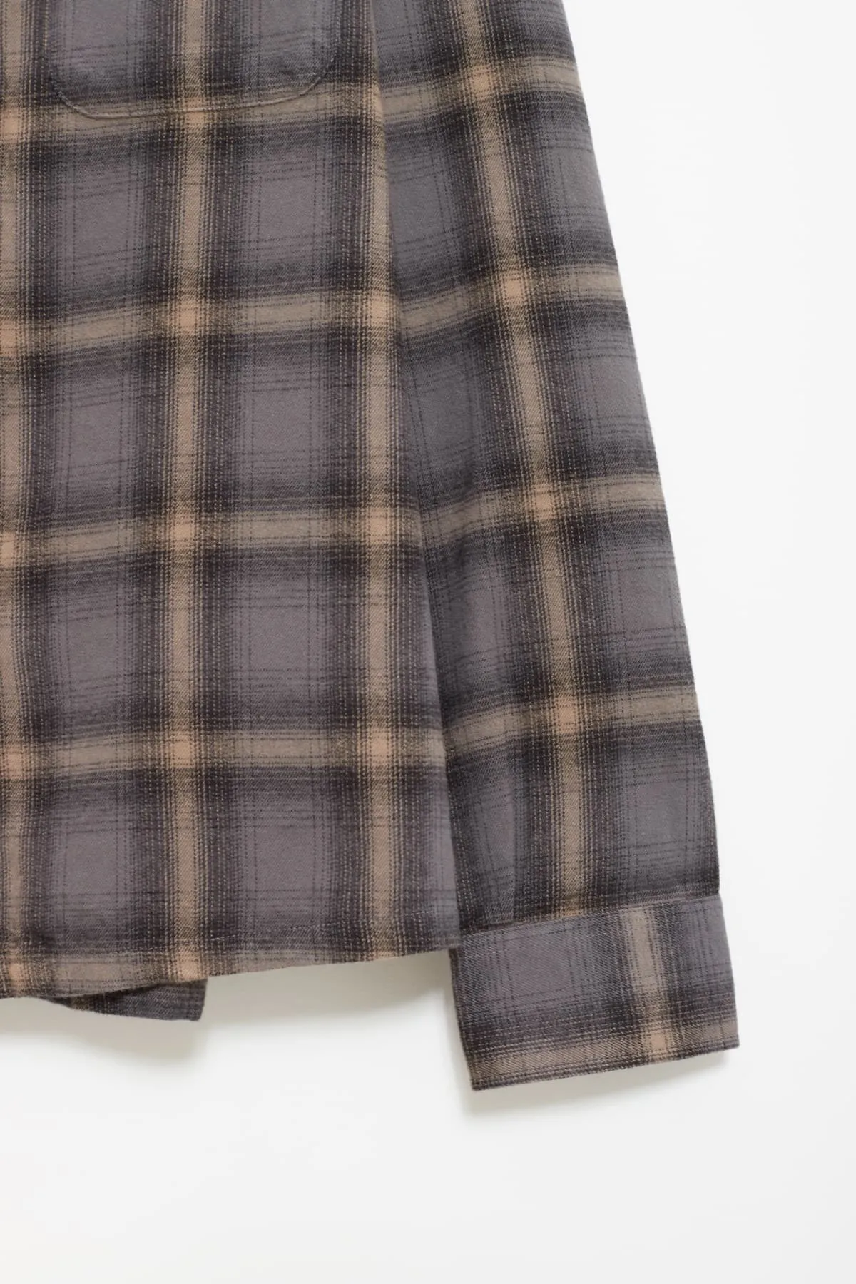 OUR LEGACY OYSTER CHECK HEUSEN SHIRT