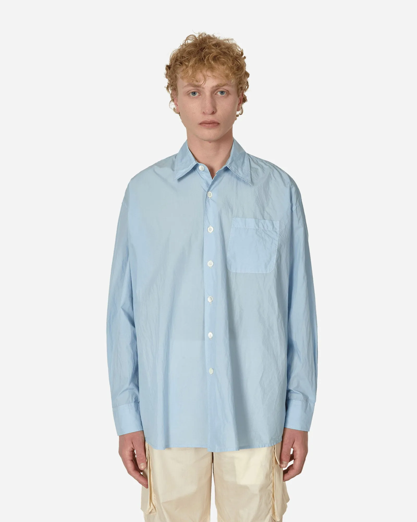 OUR LEGACY Skyway Parachute Poplin Borrowed Shirt