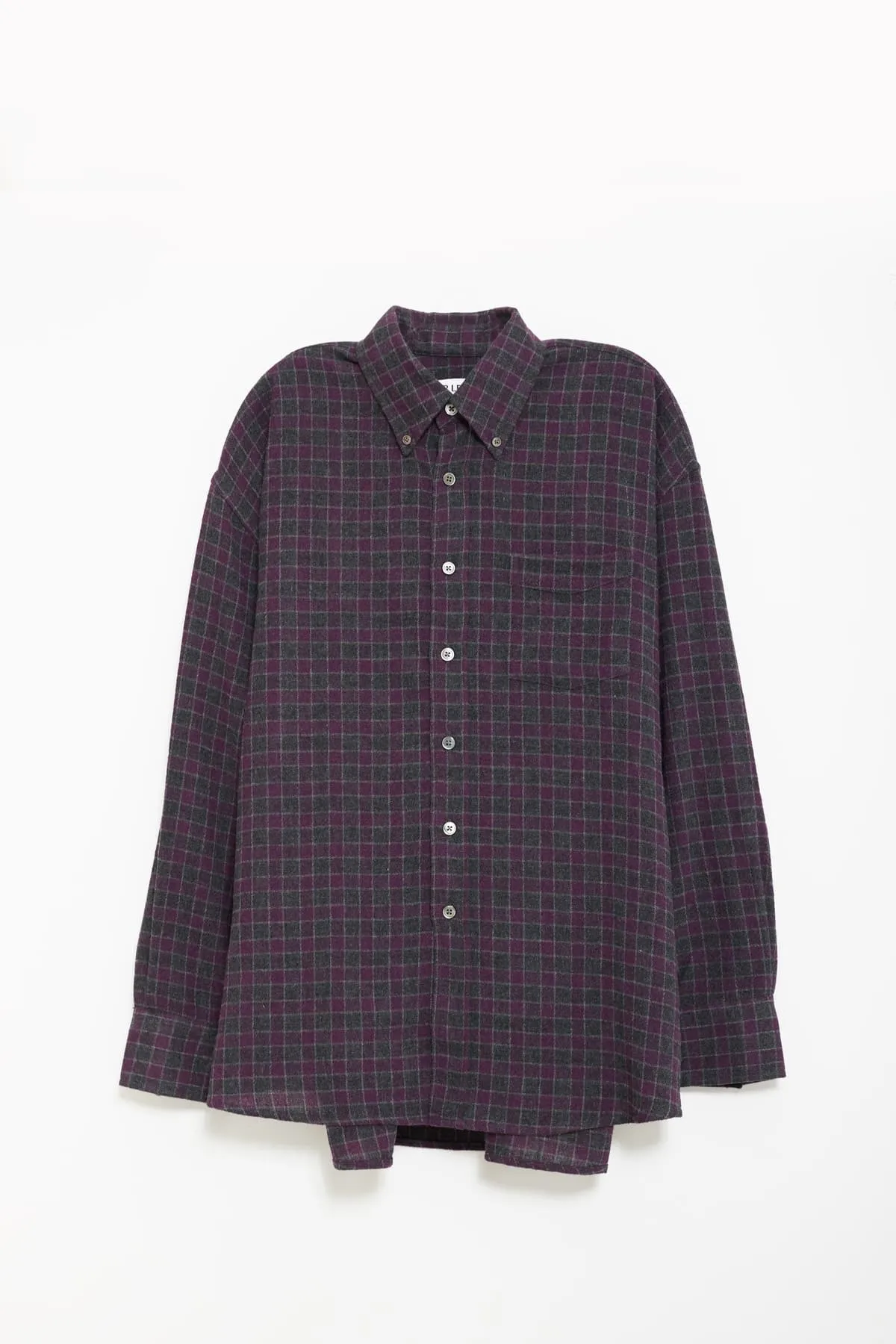 OUR LEGACY SOPHOMORE CHECK BORROWED BD SHIRT