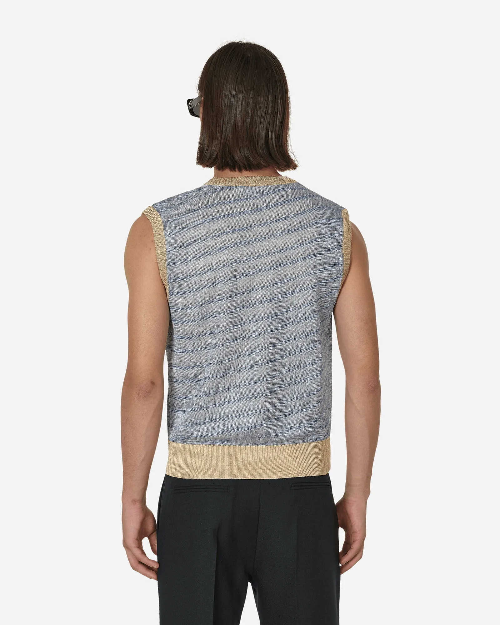 OUR LEGACY Static Stripes Knitted Vest
