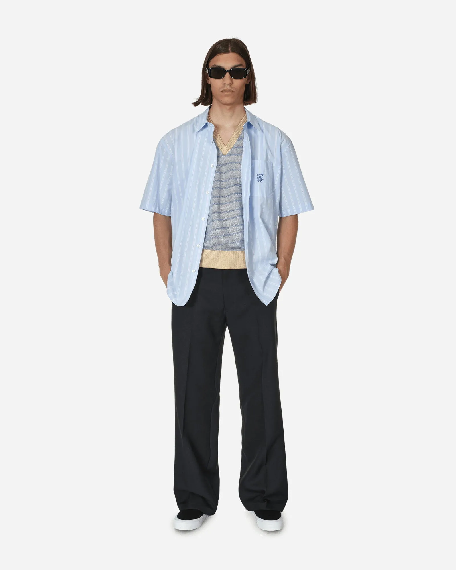 OUR LEGACY Static Stripes Knitted Vest