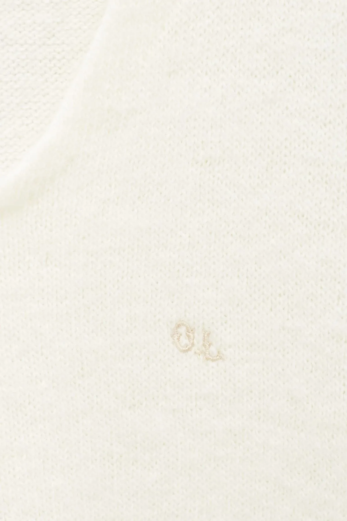 OUR LEGACY WHITE BIG V NECK KNITWEAR
