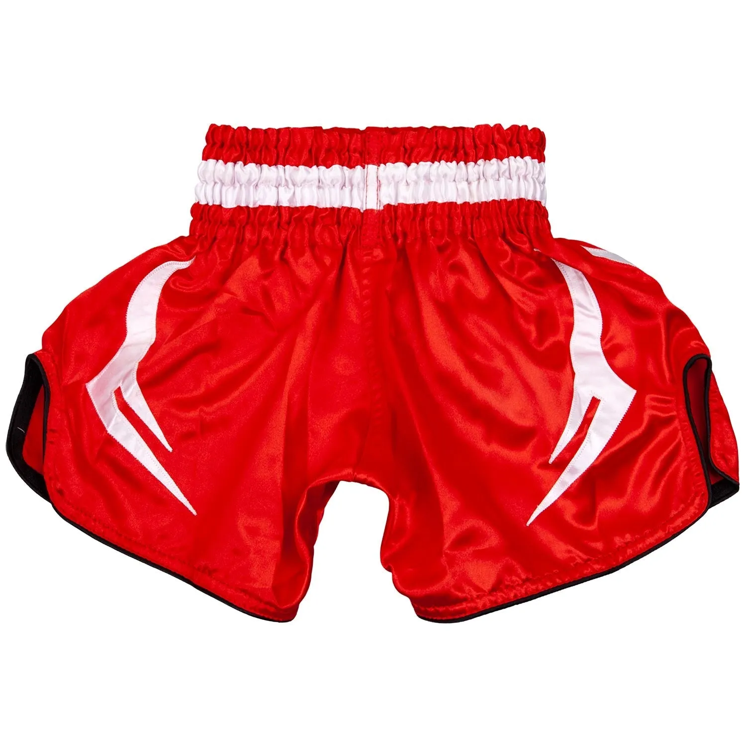 Pantalones Cortos de Muay Thai para Niños – Rojo / Blanco