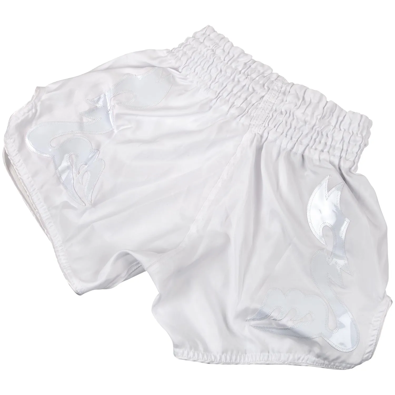 PANTALONES CORTOS DE MUAY THAI VENUM BANGKOK INFERNO   BLANCO/BLANCO