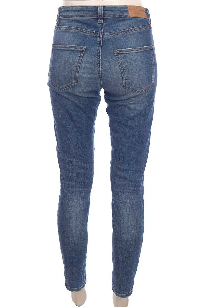 PANTALóN COLOR AZUL  ESPRIT