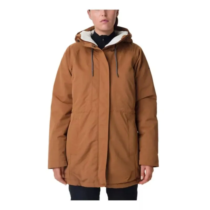 Parka para mujer Columbia South Canyon (marrón camel)