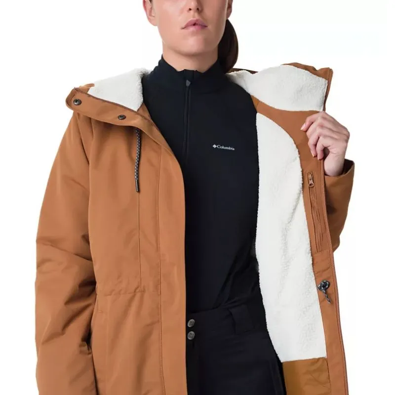 Parka para mujer Columbia South Canyon (marrón camel)