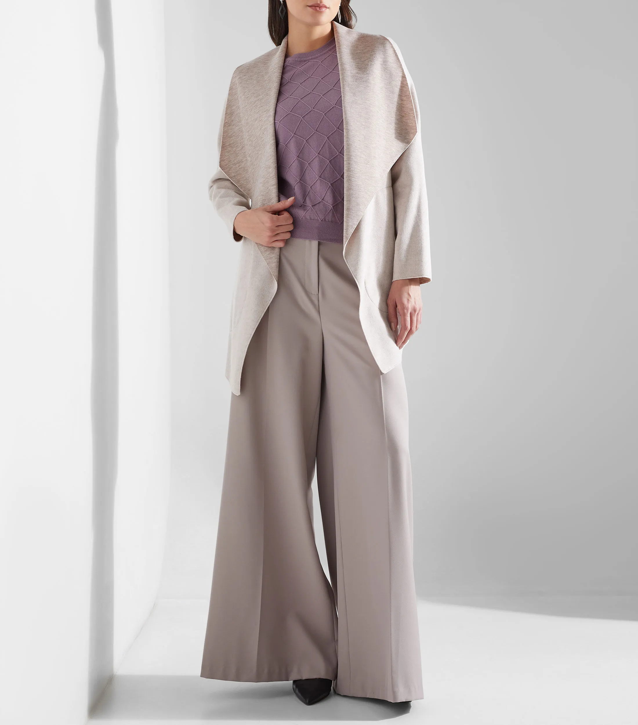 Pertegaz Blusa con Rombos Manga Corta Mujer
