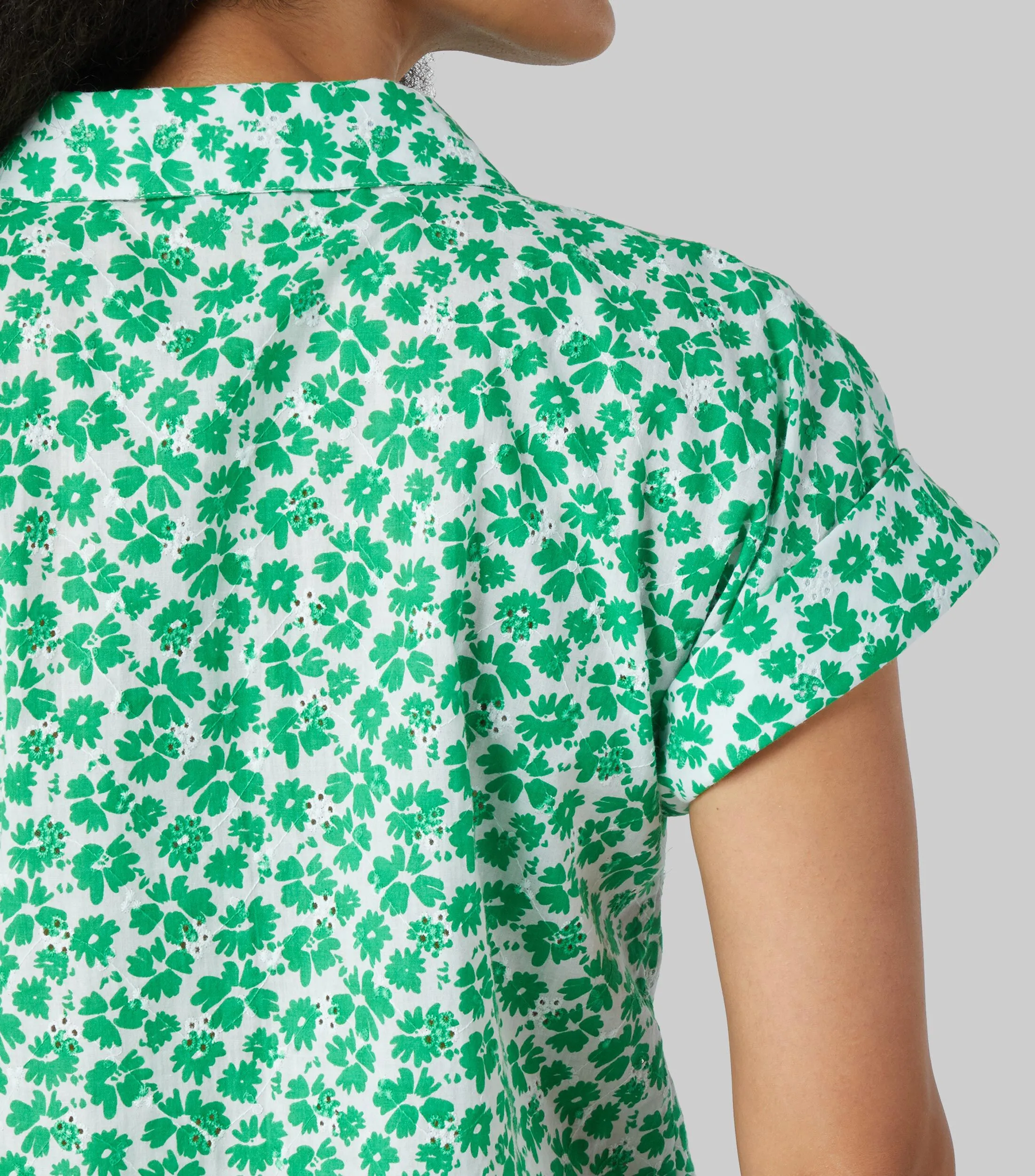 Pertegaz Blusa estampada con manga corta Mujer