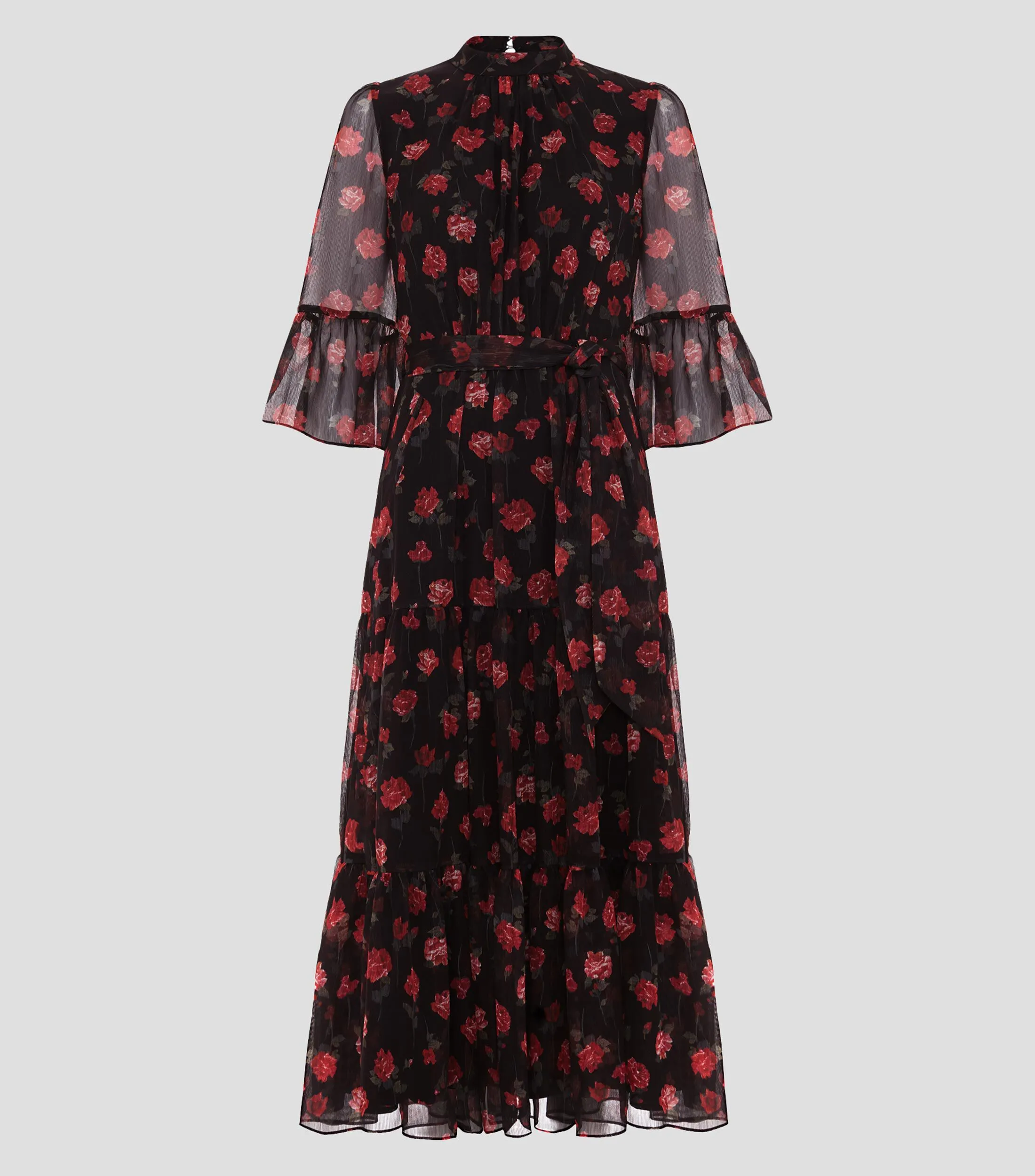 Phase Eight Vestido Midi manga 3/4 estampado Mujer