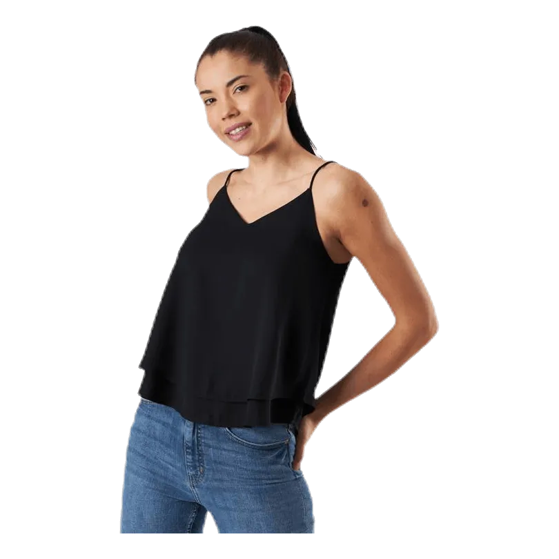 Pieces Bodil Slip Top Black