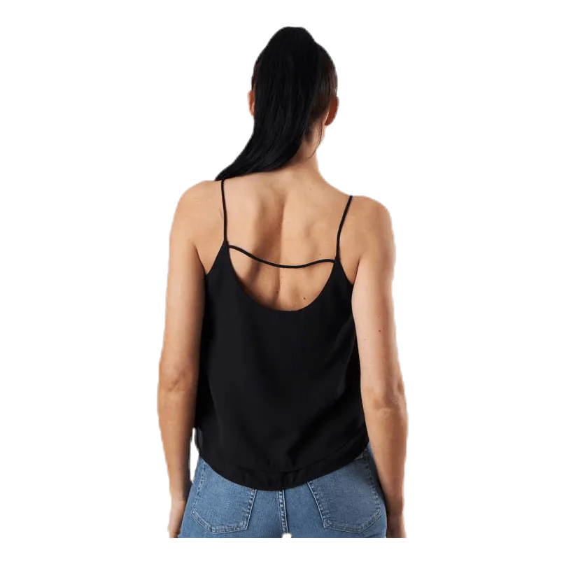 Pieces Bodil Slip Top Black