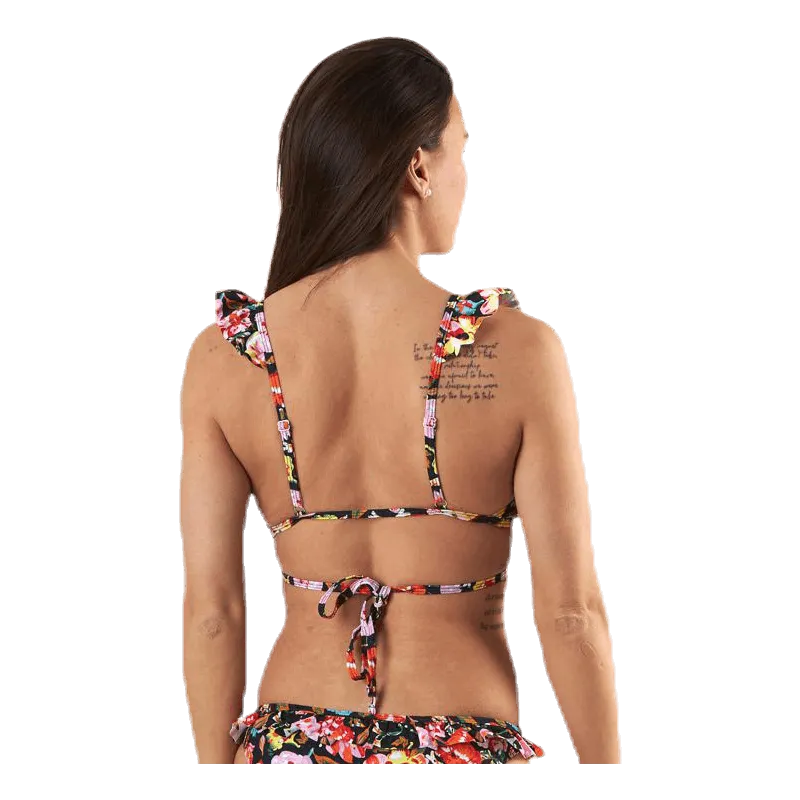 Pieces Nabiya Bikini Bra Top Patterned