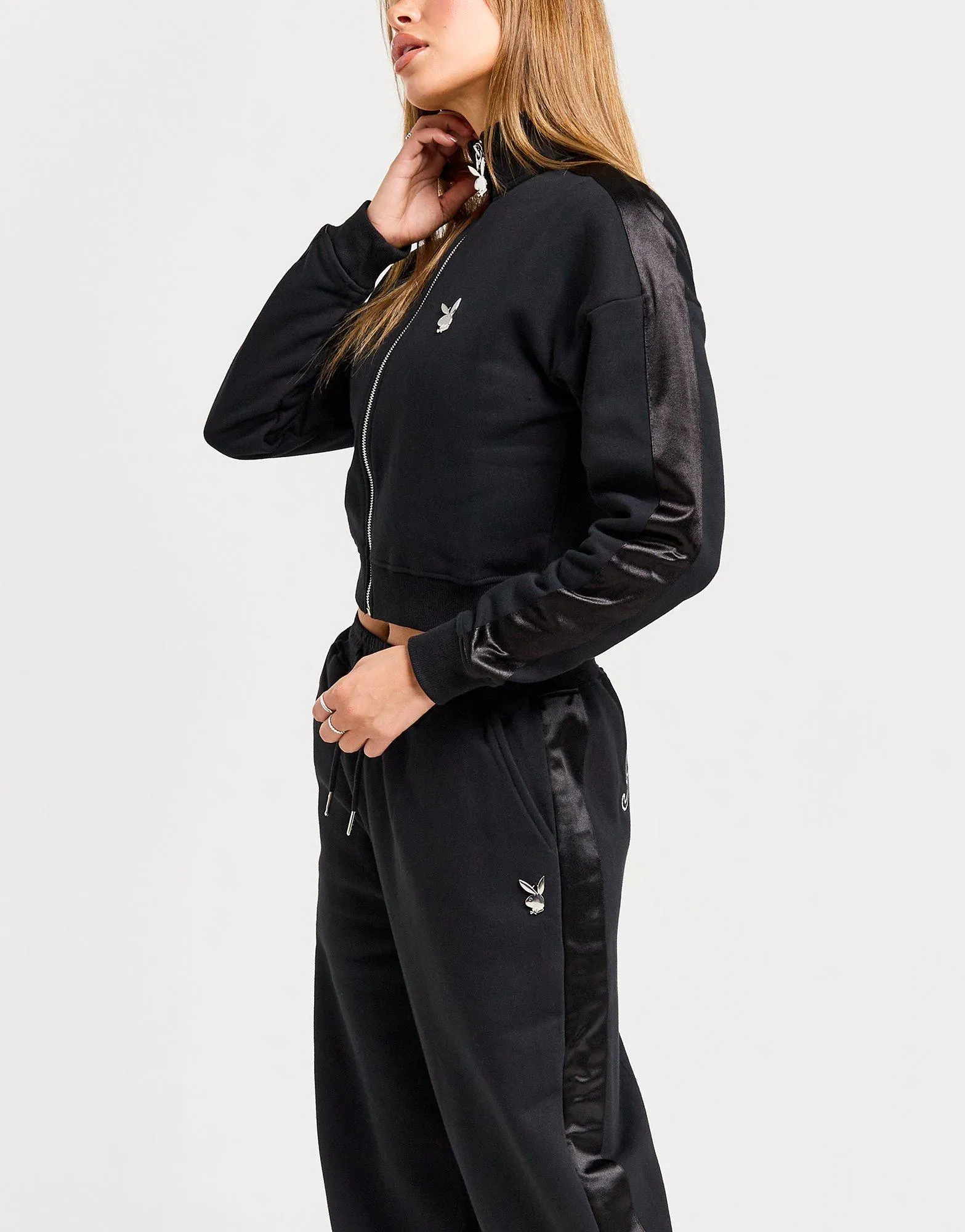 Playboy Cropped Track Top