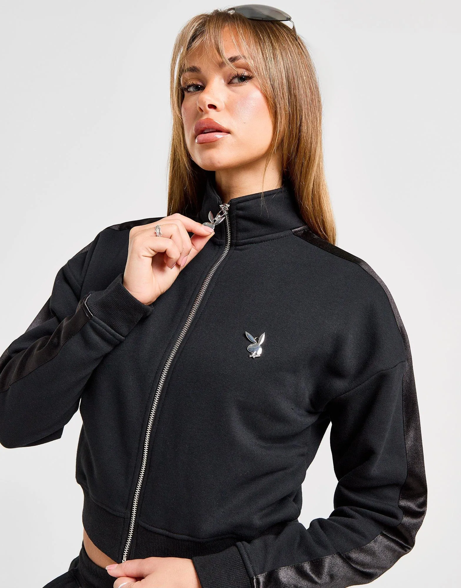 Playboy Cropped Track Top