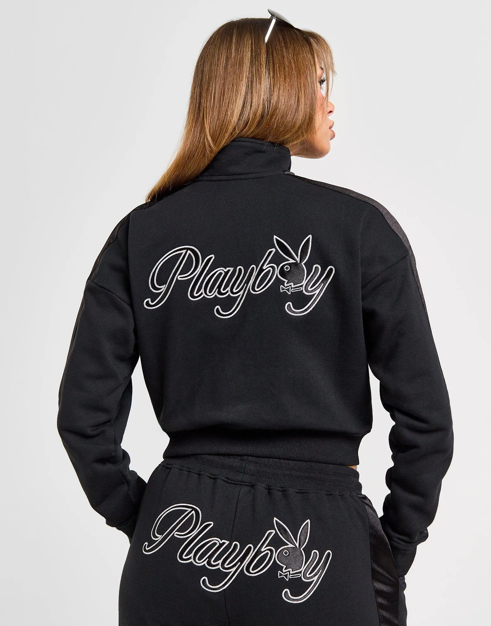 Playboy Cropped Track Top