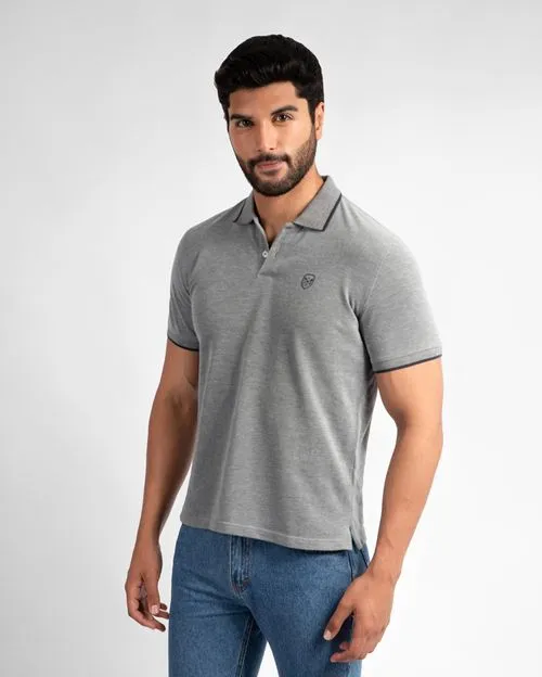 Polo Cuello Camisa Hombre Ashyto Azul Náutico