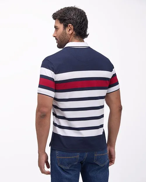 Polo Cuello Camisa Hombre Saylor Azul