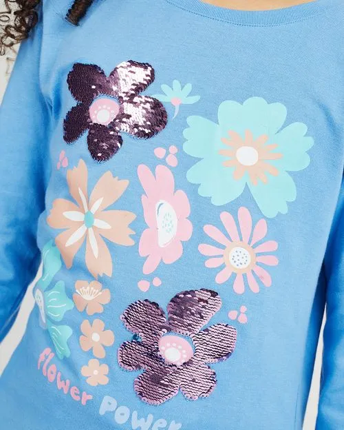 Polo Niña Mariamanda Azul Victoria