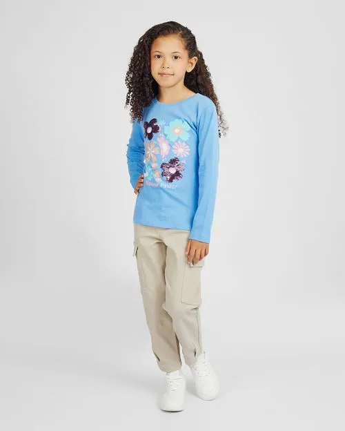 Polo Niña Mariamanda Azul Victoria
