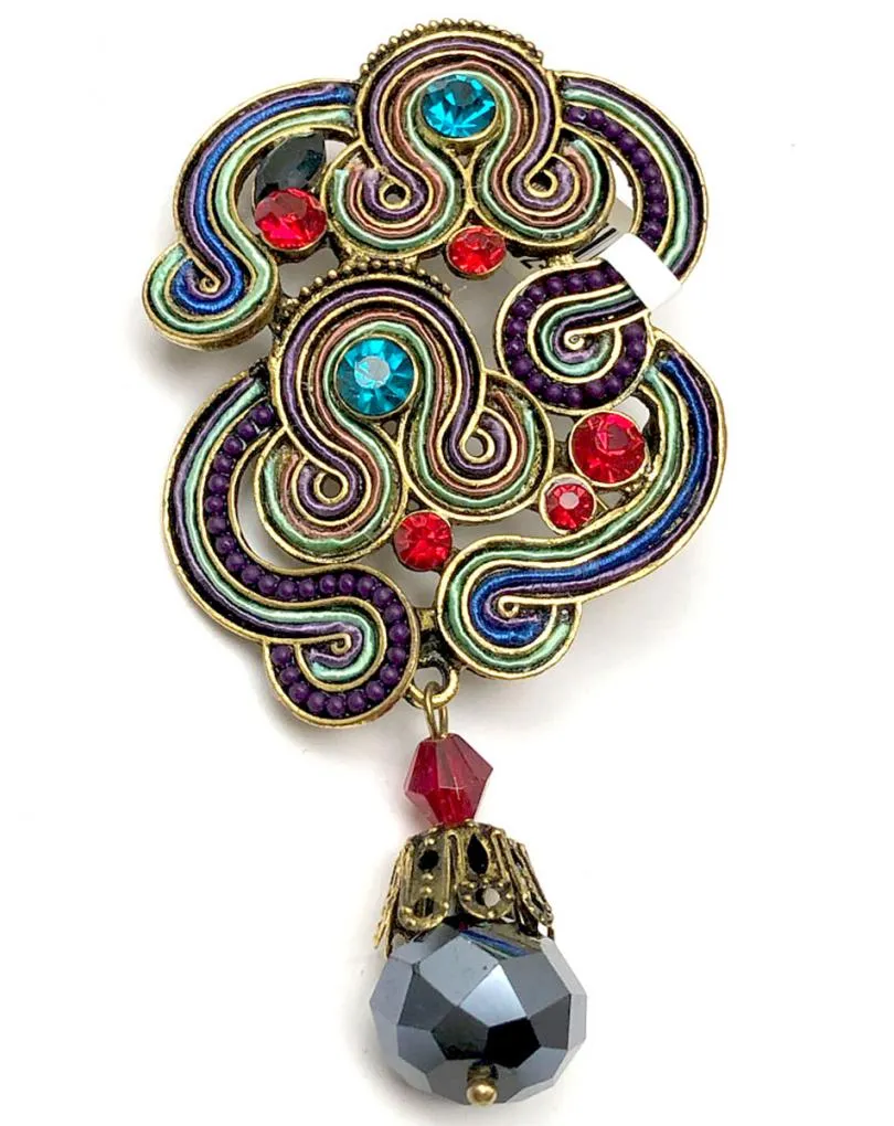 PRECIOSOS BROCHES  MUJER ETNICOS CARGADOS DE ORIGINALIDAD