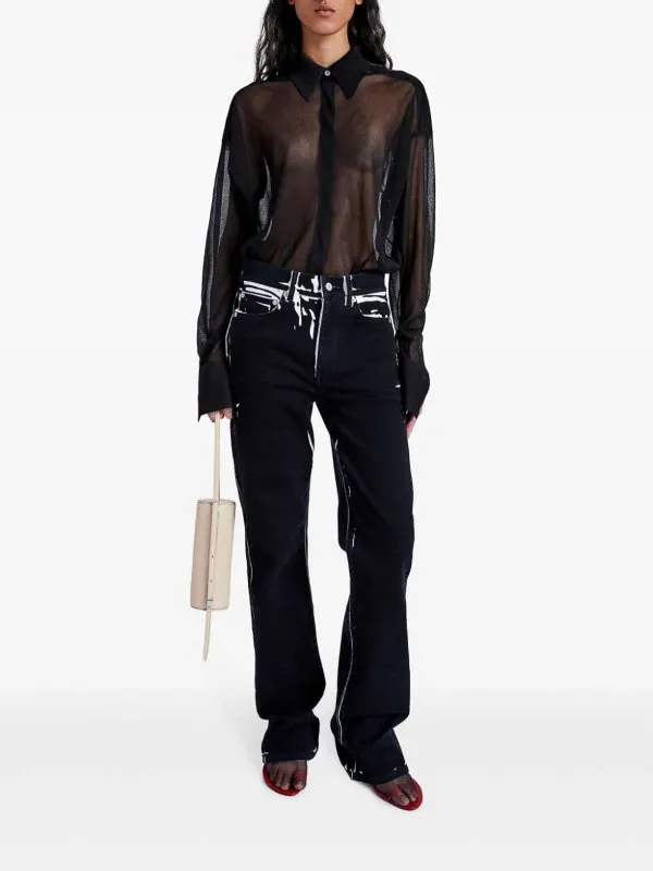 PROENZA SCHOULER TOP  NEGRO
