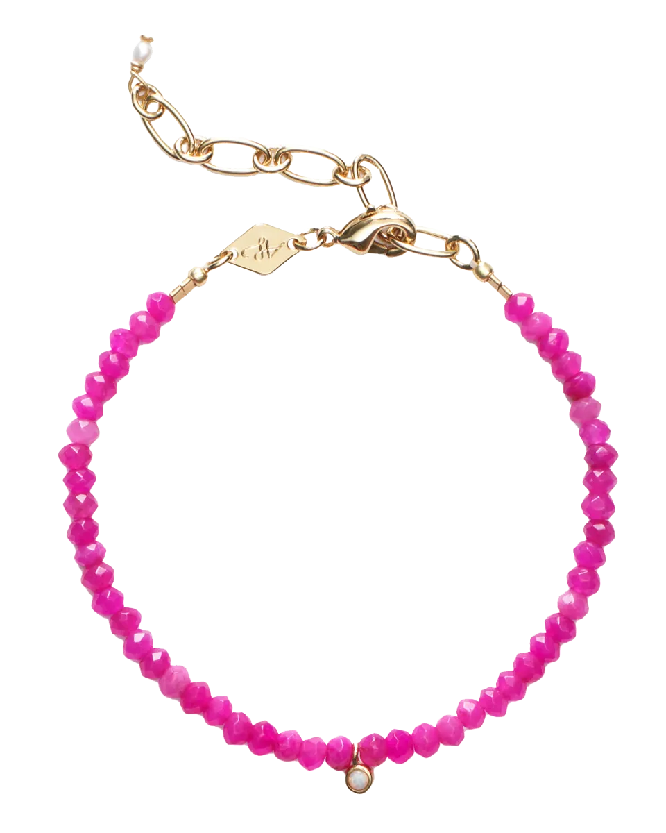 Pump Up The Jam Bracelet Fuschia