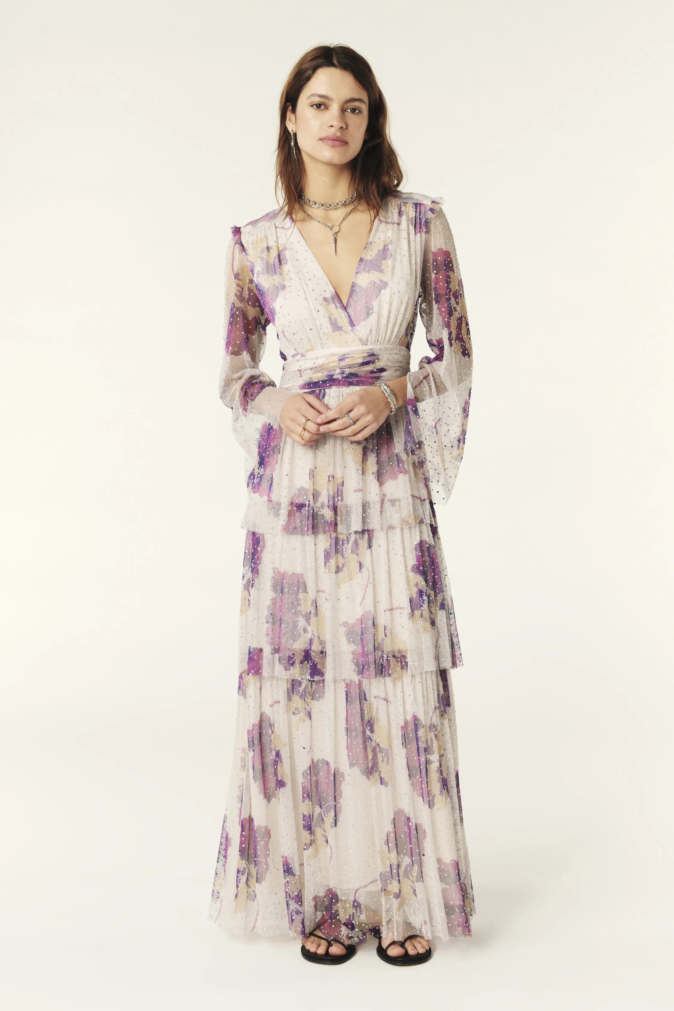 RAILEY vestido largo de tul