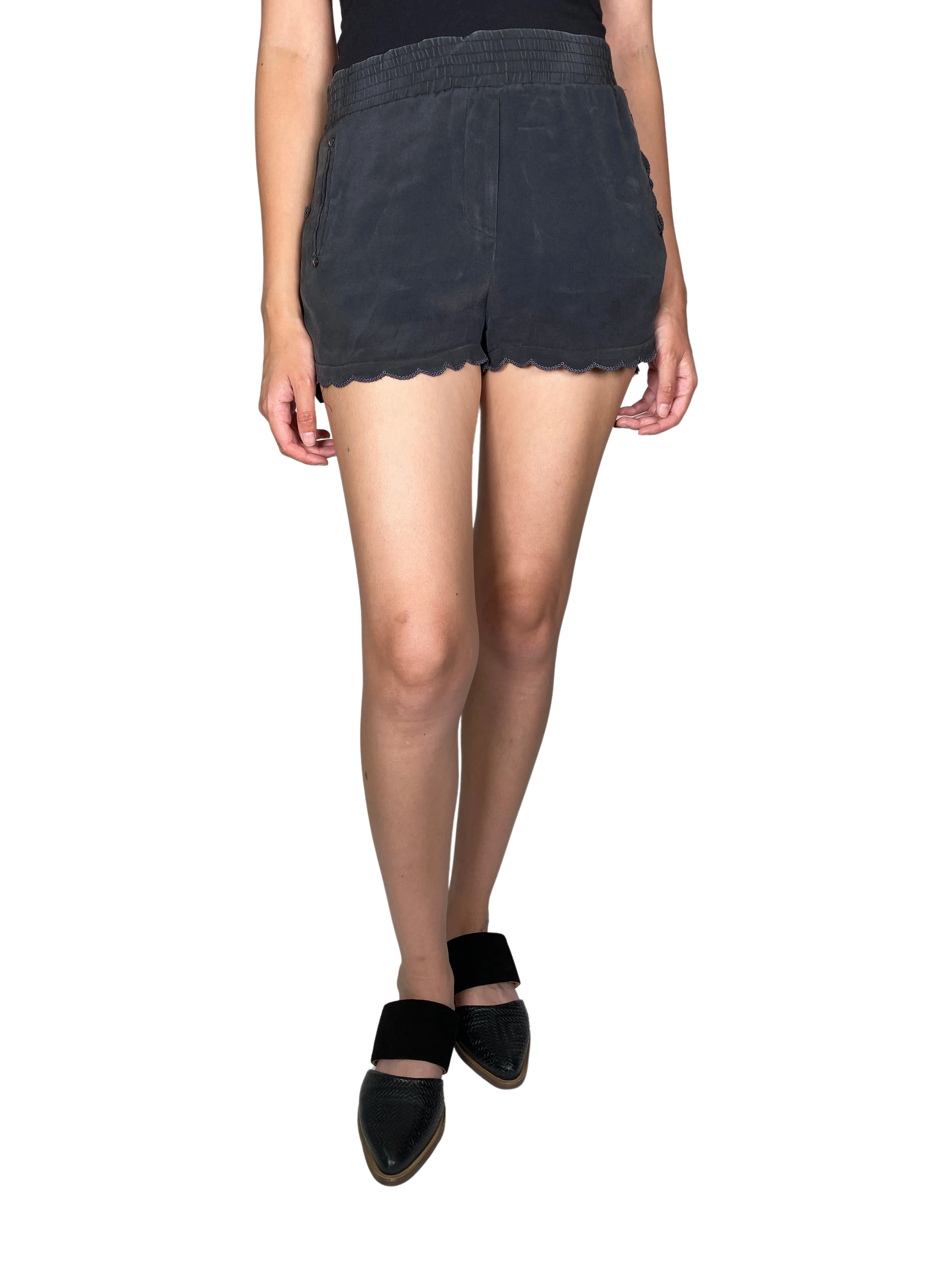 RAPSODIA Short Seda Negro
