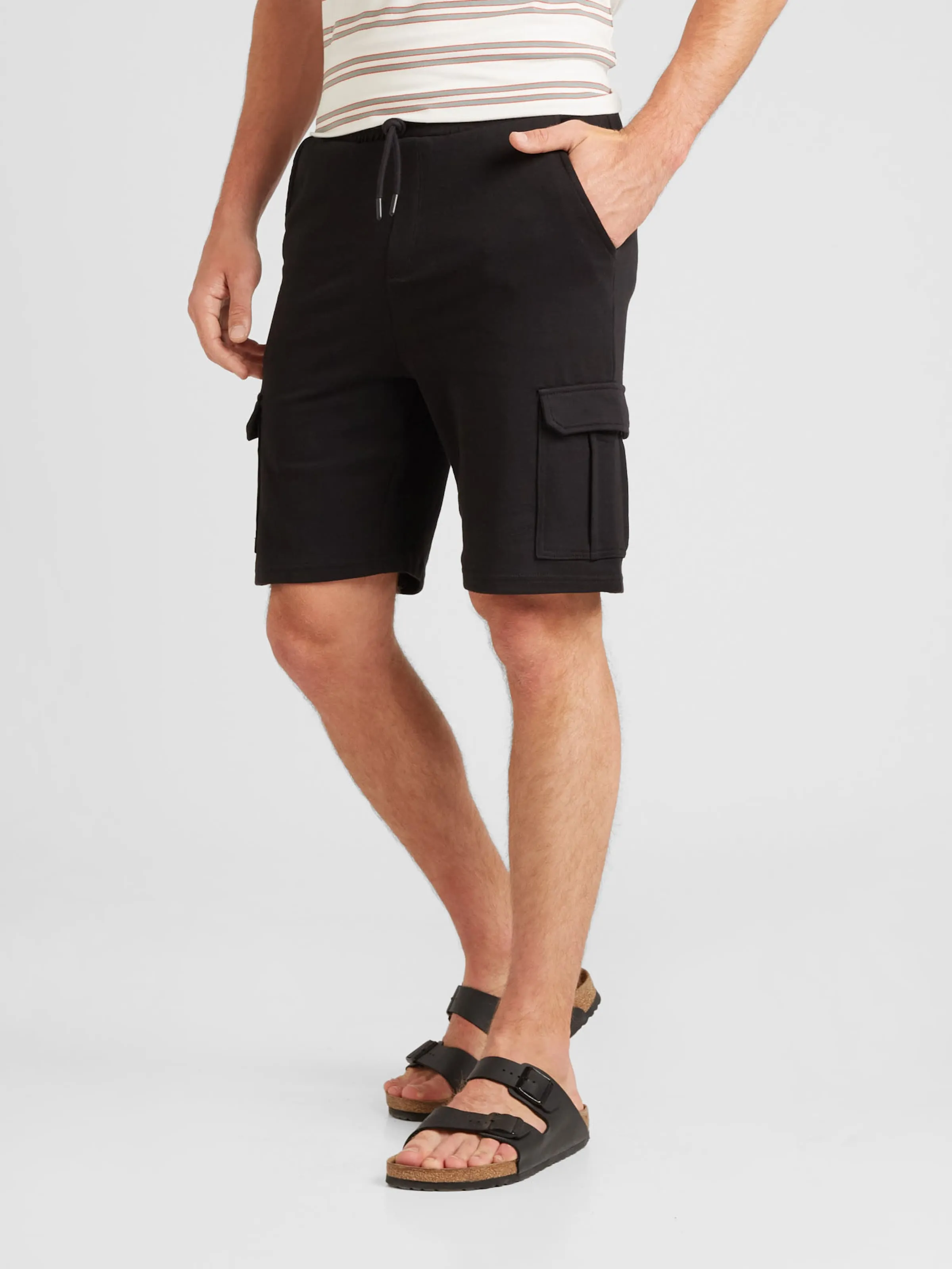 regular Pantalón Springfield en Negro