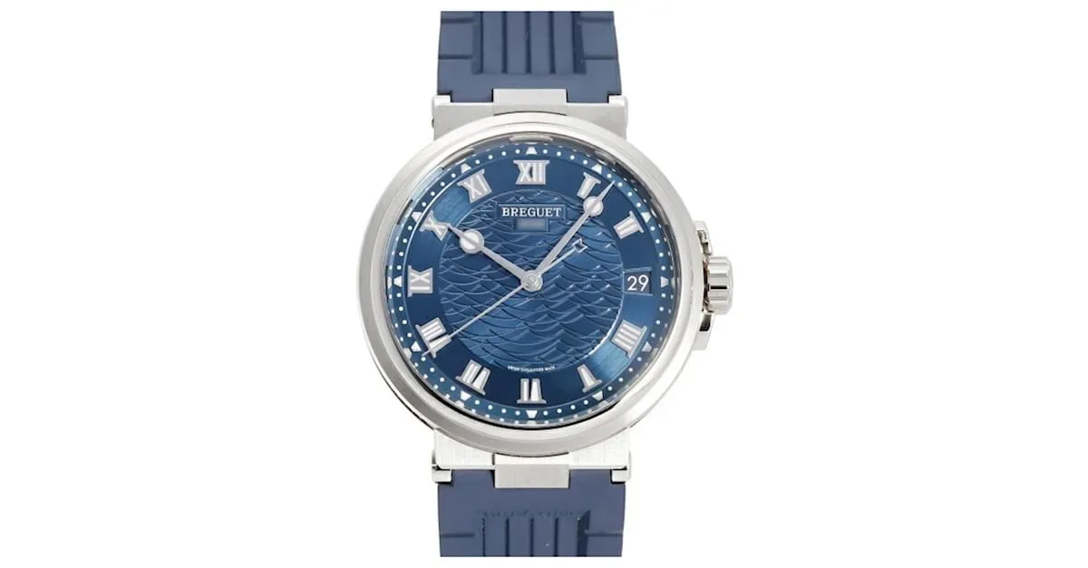 Reloj Breguet Marine 5517BB Y2 9ZU con esfera azul 