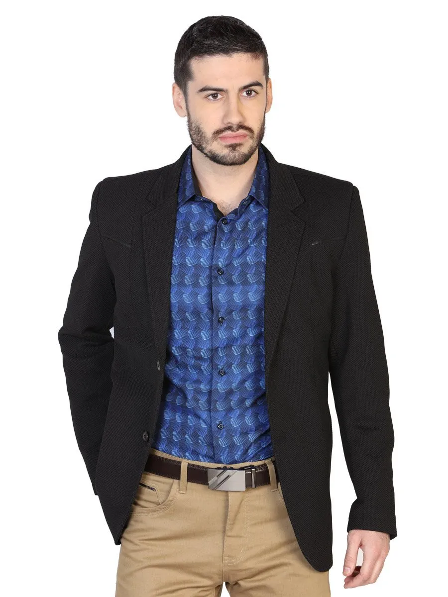 Saco Vaquero para Hombre El Seor de los Cielos Color Negro