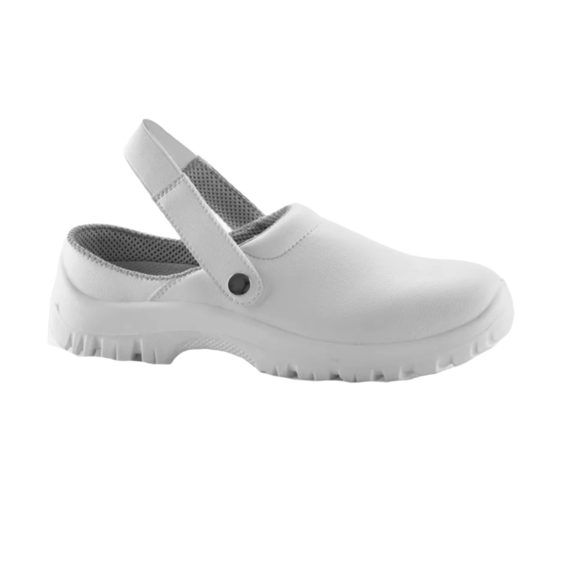 SAFETY SHOES L7096 TALLA 37 ZAPATO ABIERTO CUERO DE MICROFIBRA ANTI ESTATICO BLANCO