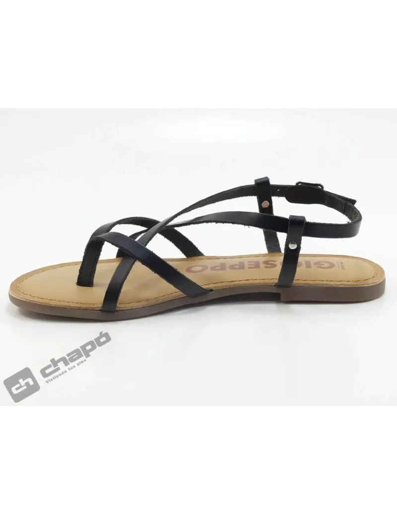 Sandalia Negro Gioseppo 69114 Lelex