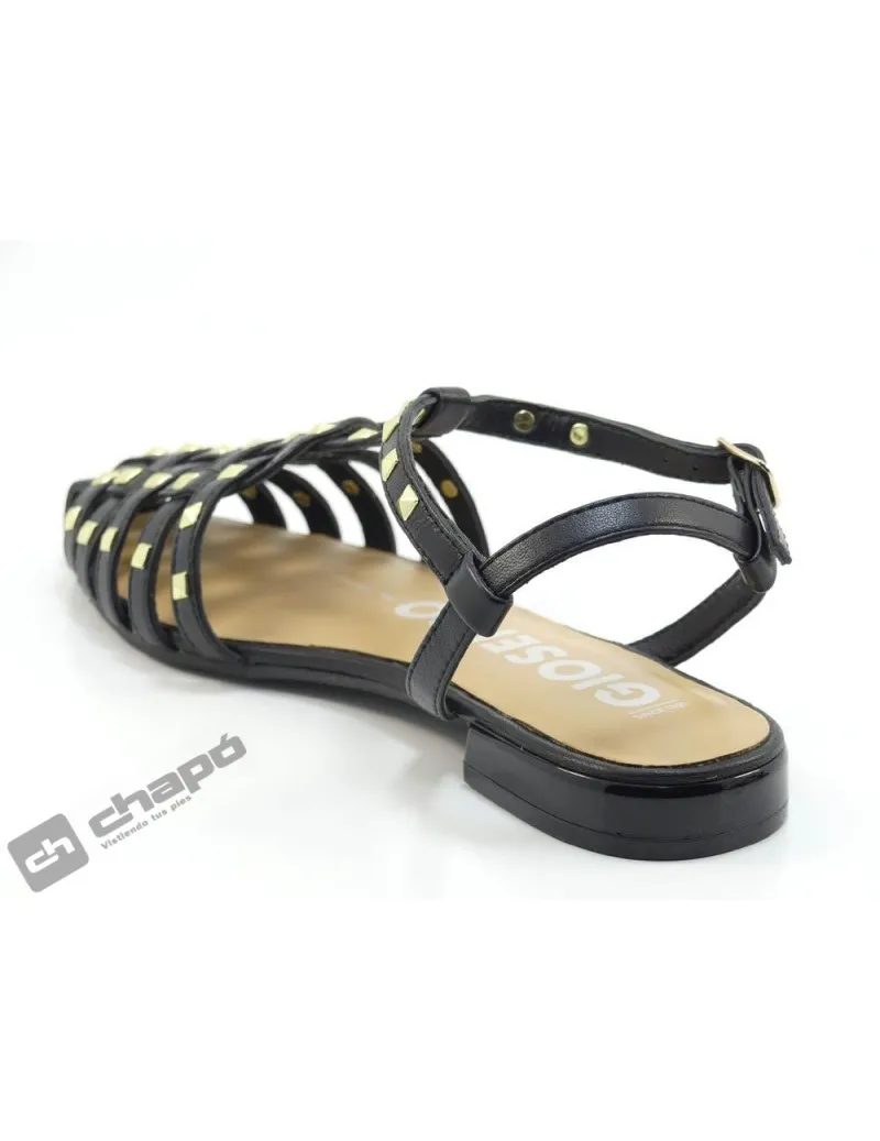 Sandalia Negro Gioseppo 72054 Candy