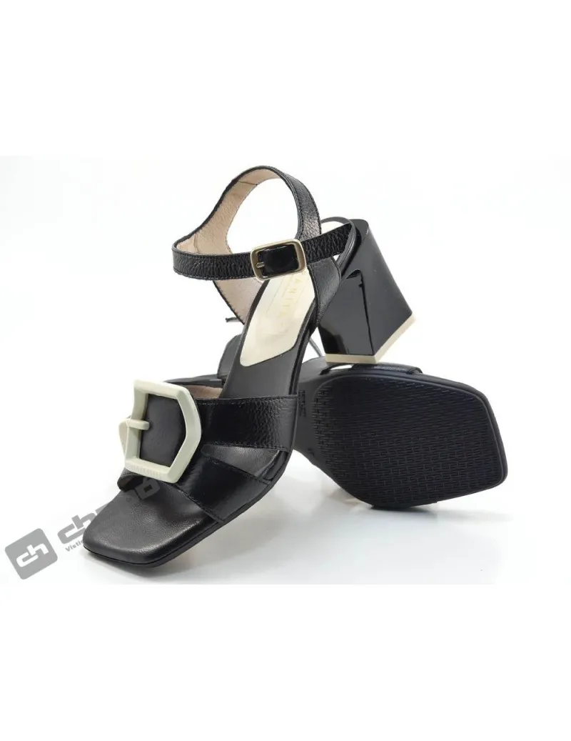 Sandalia Negro Hispanitas Mallorca Chv243272