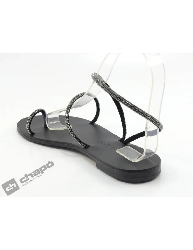SANDALIA NEGRO NICOLAS LAINAS 63TC