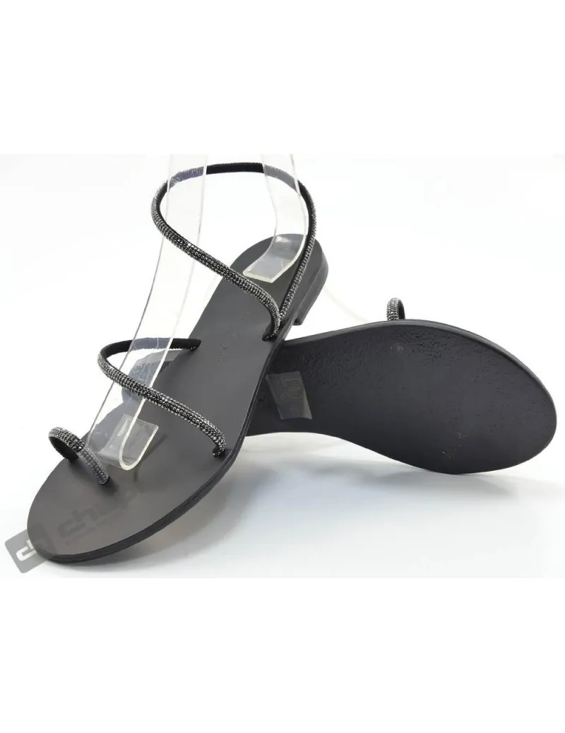 SANDALIA NEGRO NICOLAS LAINAS 63TC