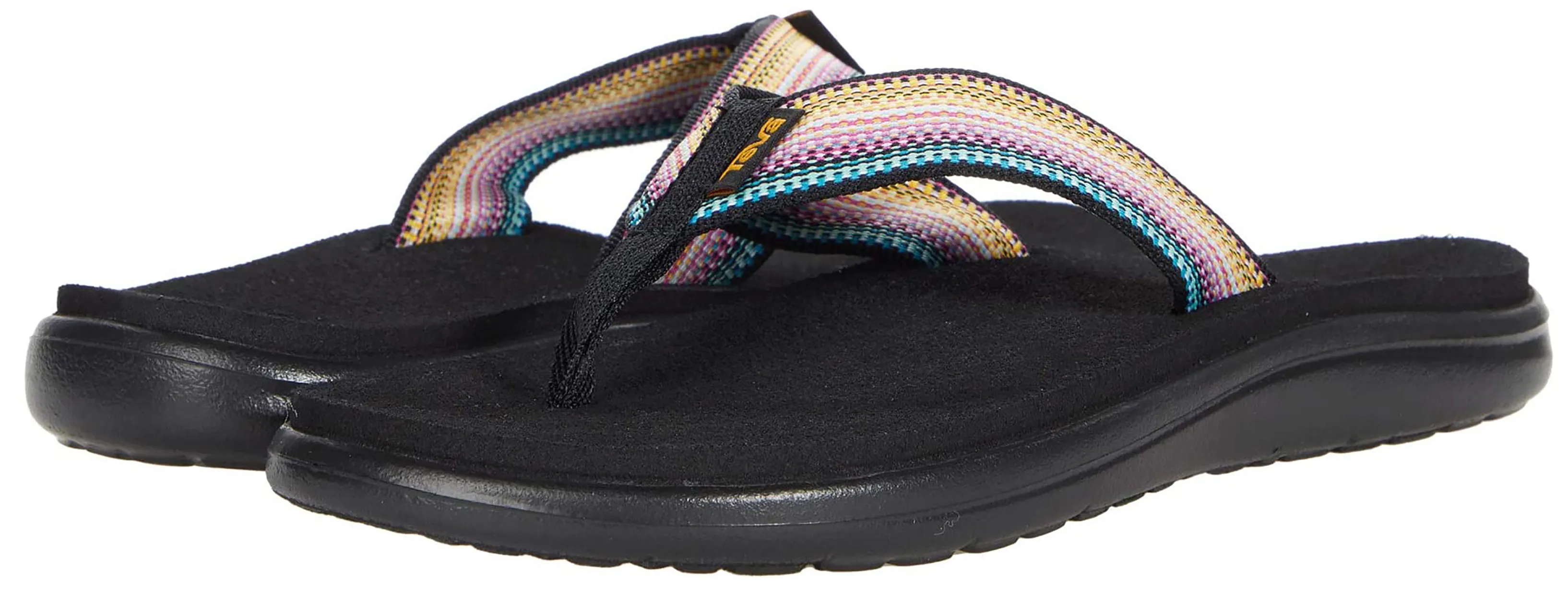 Sandalia Teva Voya Flip W Negro/Multicolor