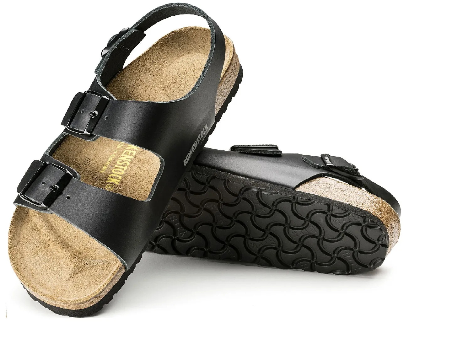 Sandalias Birkenstock Milano Negro Para Hombre