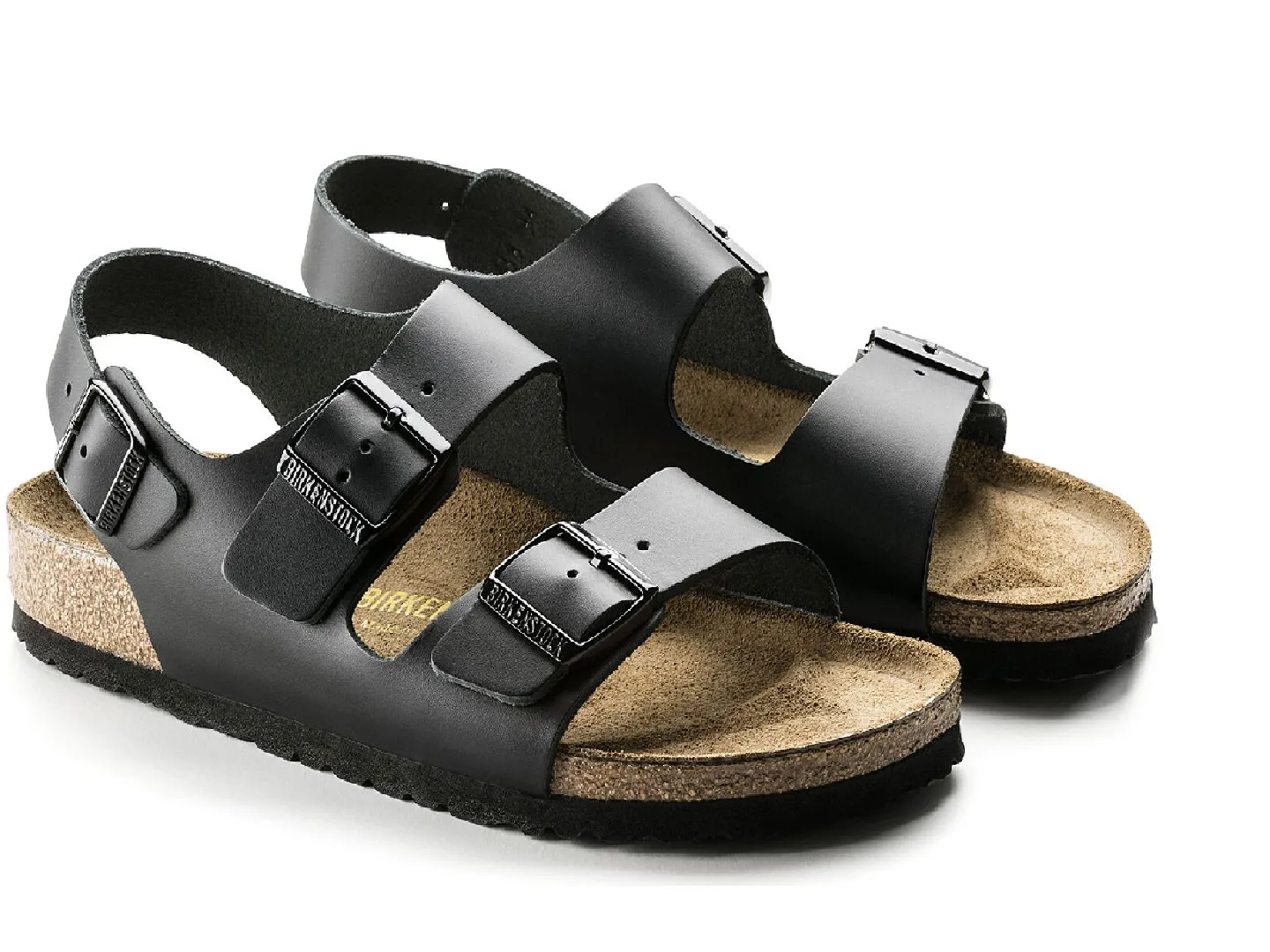 Sandalias Birkenstock Milano Negro Para Hombre
