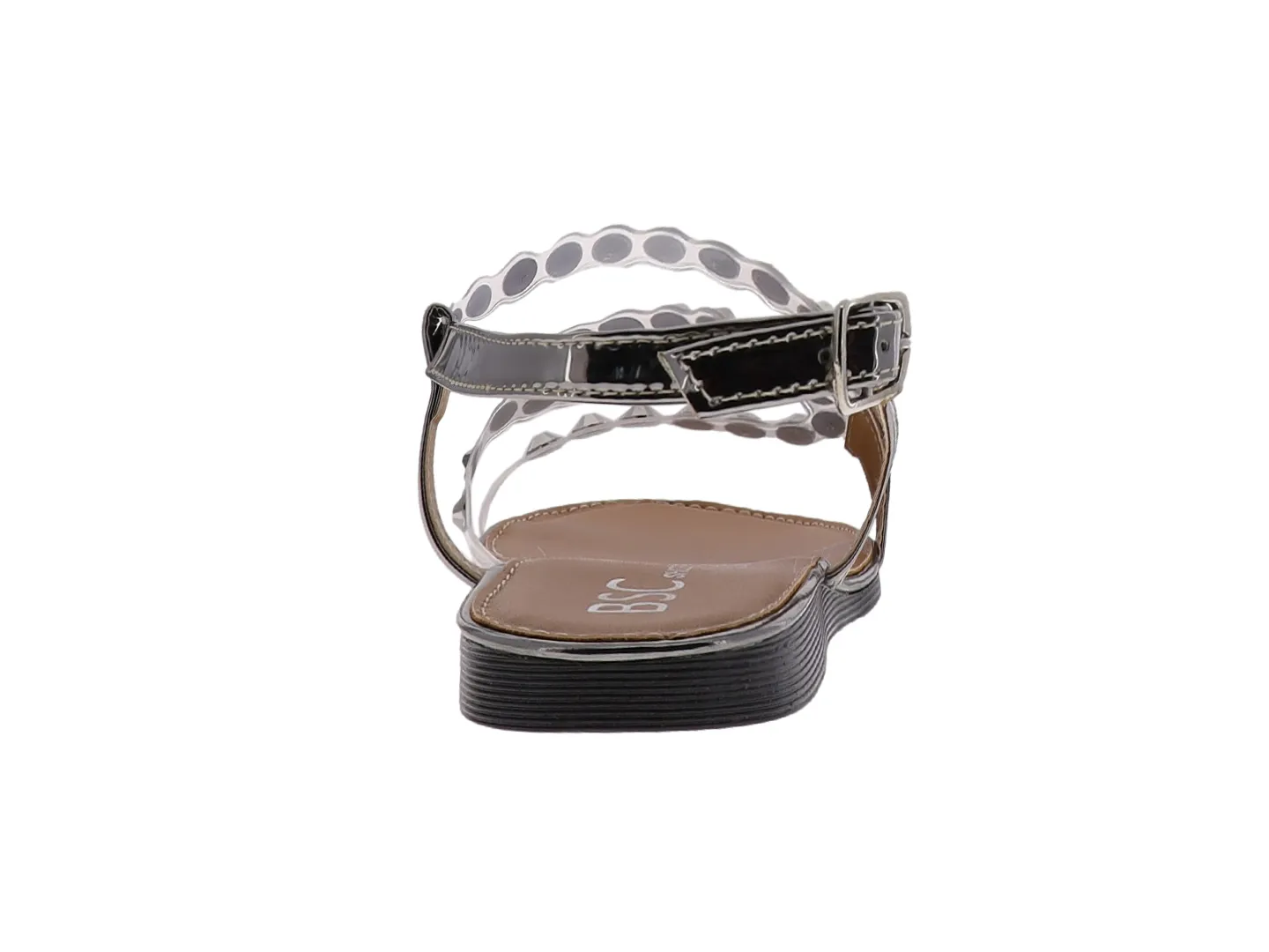 Sandalias Bsc Shoes 9068  Negro Para Mujer