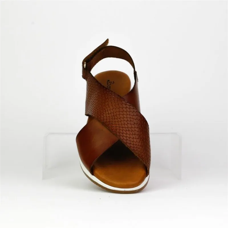 SANDALIAS DE MUJER BONAVENTURE K201 ROBLE