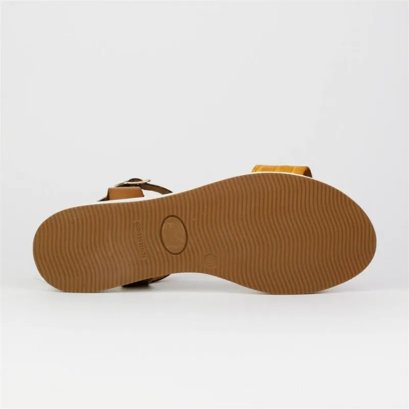 SANDALIAS DE MUJER BONAVENTURE K200 MOSTAZABELLOTA