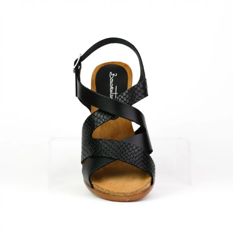 SANDALIAS DE MUJER BONAVENTURE K256NEGRO